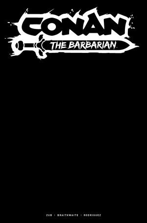 Conan The Barbarian Vol 5 #5 Cover F Variant Color Blank Cover *Tiene una esquina golpeada