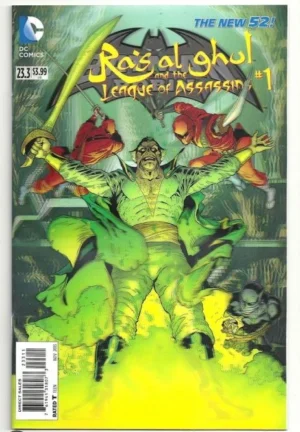 Batman And Robin Vol 2 #23.3 Ras Al Ghul And The League Of Assassins Cover A 1st Ptg 3D Motion Cover