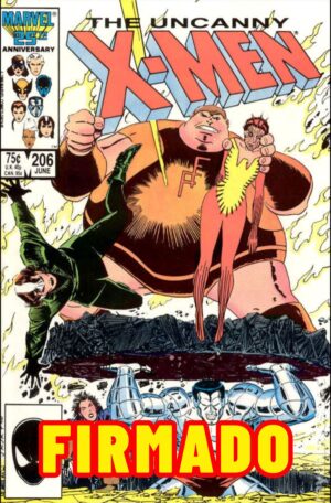 The Uncanny X-Men #206 Cover A Regular John Romita Jr Cover Signed by John Romita Jr