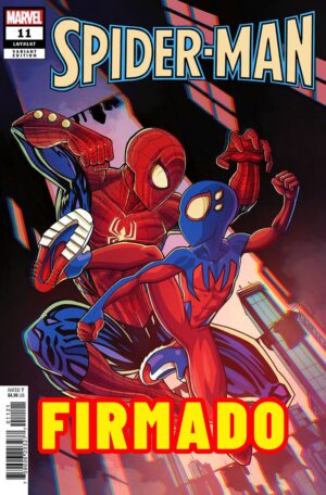 Spider-Man Vol 4 #11 Cover C Variant Luciano Vecchio Cover Signed by Dan Slott