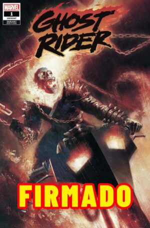 Ghost Rider Vol 9 #1 Unknown Comics Variant Marco Mastrazzo Exclusive Cover Signed by Marco Mastrazzo