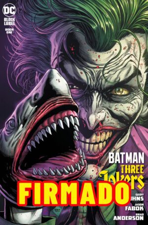 Batman Three Jokers #1 Cover G 2nd Ptg Joker Shark Variant Cover Signed by Jason Fabok