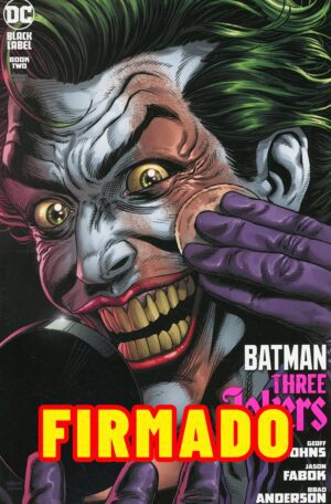 Batman Three Jokers #2 Premium Variant F Jason Fabok Applying Makeup Cover Signed by Jason Fabok