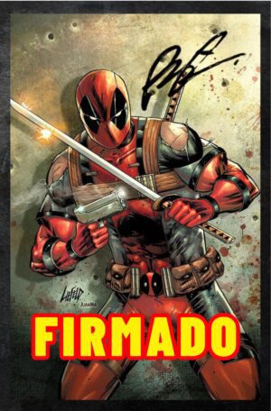 Deadpool Vol 8 #6 Rob Liefeld Creations Exclusive Virgin Cover Signed by Rob Liefeld