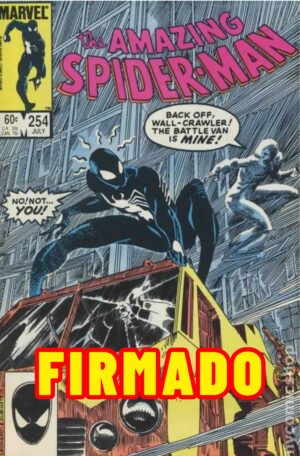 Amazing Spider-Man #254 Cover A Regular Rick Leonardi Cover Signed by Rick Leonardi