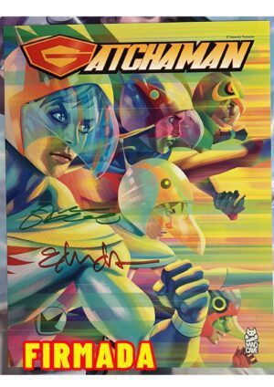 NYCC 2023 Mad Cave Comics Gatchaman Print Signed by Steve Orlando & Tommy Lee Edwards