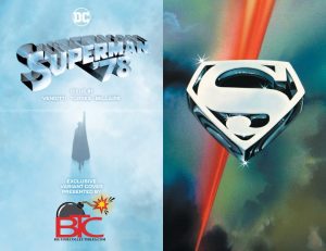 Superman 78 #1 Mico Suayan ComicXposure Exclusive Logo Foil Cover