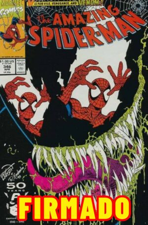 Amazing Spider-Man #346 Cover A Regular Erik Larsen Cover Signed by Erik Larsen