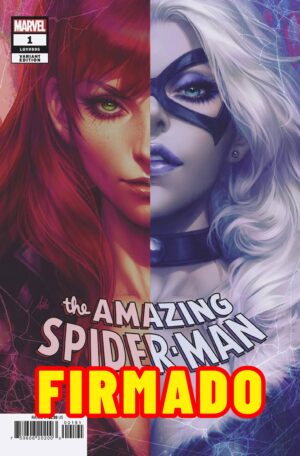 Amazing Spider-Man Vol 6 #1 Cover H Variant Stanley Artgerm Lau Cover Signed by Stanley Artgerm Lau