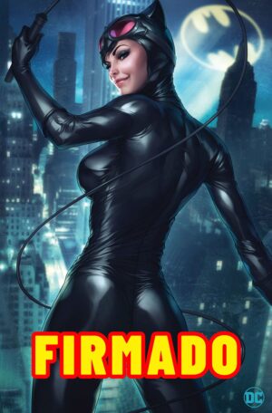 Catwoman Uncovered #1 (One Shot) Cover D Variant Stanley Artgerm Lau Foil Cover Signed by Stanley Artgerm Lau