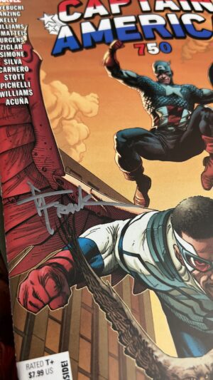 Captain America Vol 9 #750 Cover A Regular Gary Frank Cover Signed by Gary Frank