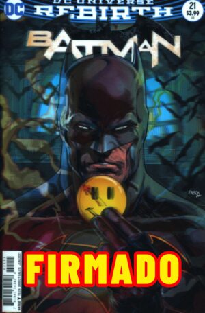 Batman Vol 3 #21 Cover A Regular Jason Fabok Lenticular Cover Signed by Jason Fabok