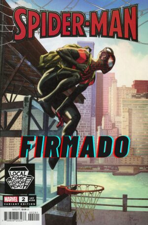 Spider-Man Vol 4 #2 Cover D Variant Francesco Mobili LCSD 2022 Cover Signed by Francesco Mobili