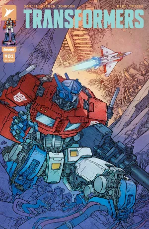 Transformers Vol 5 #1 NYCC 2023 Ryan Barry Trade Dress Edition Cover