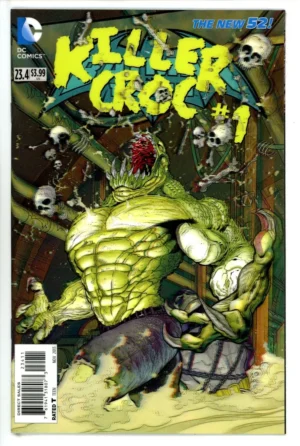 Batman And Robin Vol 2 #23.4 Killer Croc Cover A 1st Ptg 3D Motion Cover