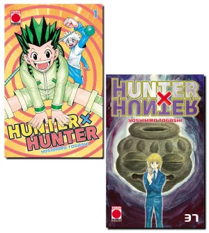 Hunter x Hunter 1 (portada alternativa) + Hunter x Hunter 37 (portada alternativa)