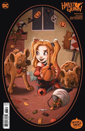Harley Quinn Vol 4 #33 Cover D Variant Chrissie Zullo Trick Or Treat Card Stock Cover
