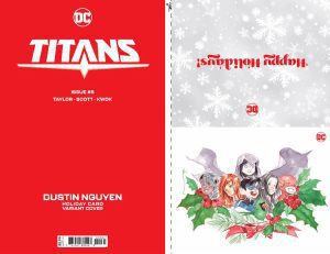 Titans Vol 4 #5 Cover D Variant Dustin Nguyen DC Holiday Card Special Edition Cover