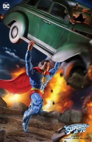 Superman 78 The Metal Curtain #1 Cover C Variant Action Comics Superman McFarlane Toys Action Figure Card Stock Cover