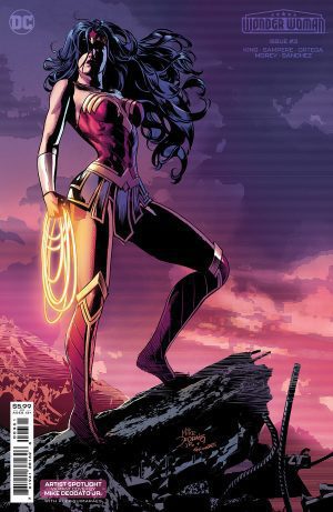 Wonder Woman Vol 6 #3 Cover D Variant Mike Deodato Jr Artist Spotlight Card Stock Cover
