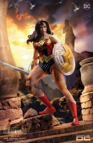 Wonder Woman Vol 6 #3 Cover E Variant Wonder Woman McFarlane Toys Action Figure Card Stock Cover