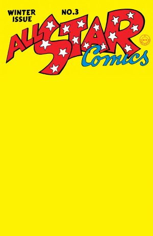 All Star Comics #3 Facsimile Edition Cover C Variant Blank Card Stock Cover