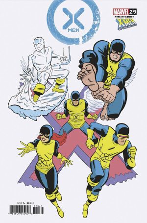X-Men Vol 6 #29 Cover B Variant Jacob Edgar X-Men 60th Anniversary Cover