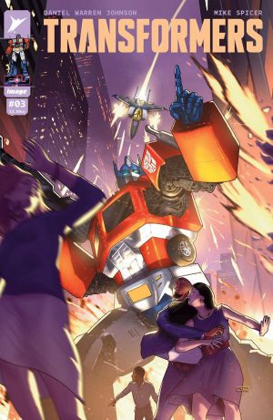 Transformers Vol 5 #3 Cover B Variant Taurin Clarke Cover