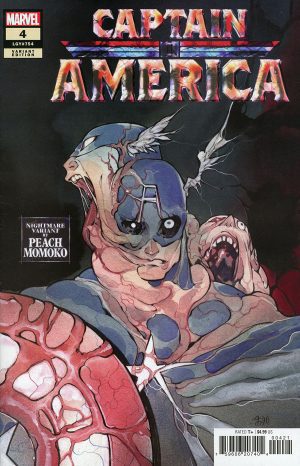 Captain America Vol 10 #4 Cover C Variant Peach Momoko Nightmare Cover