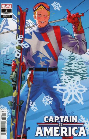 Captain America Vol 10 #4 Cover D Variant Greg Land Ski Chalet Cover
