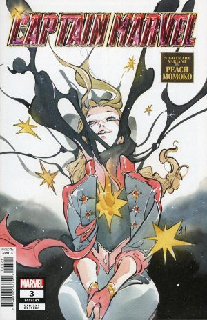 Captain Marvel Vol 10 #3 Cover B Variant Peach Momoko Nightmare Cover