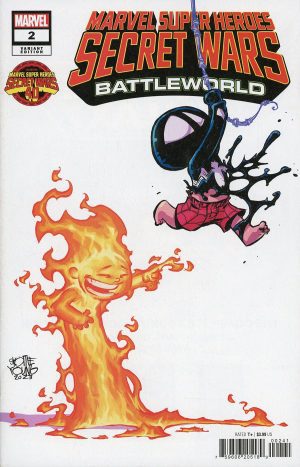 Marvel Super Heroes Secret Wars Battleworld #2 Cover D Variant Skottie Young Cover