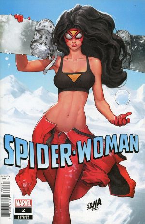 Spider-Woman Vol 8 #2 Cover C Variant David Nakayama Ski Chalet Cover