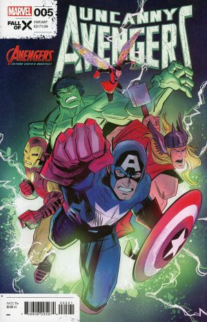 Uncanny Avengers Vol 4 #5 Cover B Variant Nik Virella Avengers 60th Anniversary Cover