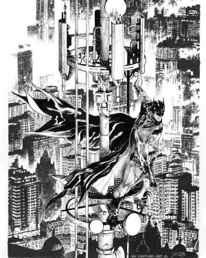 Batman City 02 by Álvaro Martínez Bueno Signed Print