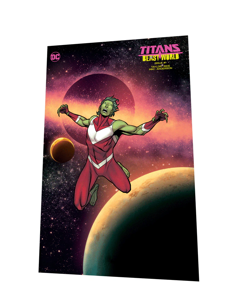 Titans Beast World #1 Cover E Variant Clayton Henry Lenticular Cover