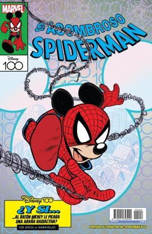 Spiderman v4 06 Portada Alternativa Disney 100 - Spiderman