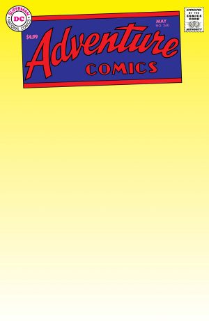 Adventure Comics #260 Facsimile Edition Cover B Variant Blank Card Stock Cover