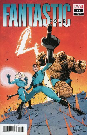 Fantastic Four Vol 7 #14 Cover C Variant Mike Henderson Cover