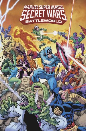 Marvel Super Heroes Secret Wars Battleworld #2 Cover B Variant Todd Nauck Connecting Cover
