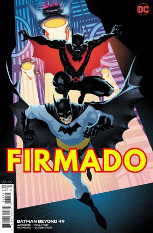 Batman Beyond Vol 6 #49 Cover B Variant Francis Manapul Cover Signed by Francis Manapul