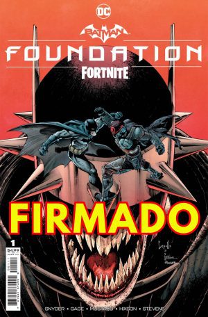 Batman Fortnite Foundation #1 (One Shot) Cover A Regular Greg Capullo & Jonathan Glapion Cover Signed by Jonathan Glapion