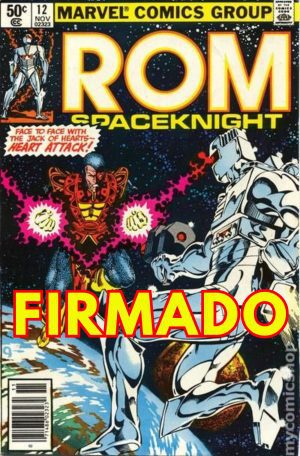 ROM (1979 Marvel) #12 Cover A Regular Michael Golden Cover Signed by Michael Golden