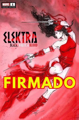 Elektra Black White & Blood #1 Unknown Comics Sabine Rich Exclusive Variant Cover Signed by Sabine Rich
