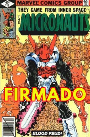 Micronauts (1979 1st Series) #12 Cover A Regular Michael Golden Cover Signed by Michael Golden