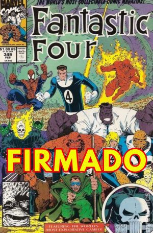 Fantastic Four #349 Cover A Regular Arthur Adams Cover Signed by Arthur Adams