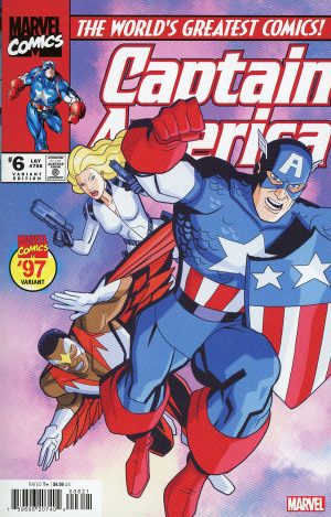 Captain America Vol 10 #6 Cover C Variant Pete Woods Marvel 97 Cover