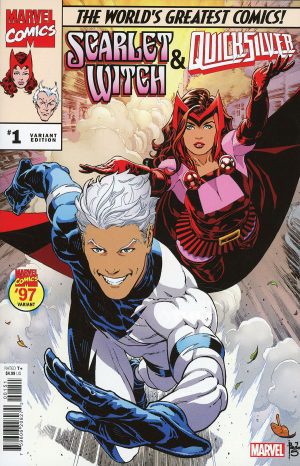 Scarlet Witch & Quicksilver #1 Cover B Variant Paulo Siqueira Marvel 97 Cover