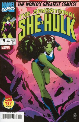 Sensational She-Hulk Vol 2 #5 Cover B Variant Matteo Lolli Marvel 97 Cover