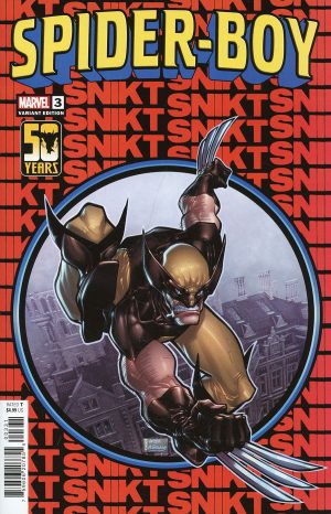 Spider-Boy #3 Cover B Variant David Baldeón Wolverine Cover